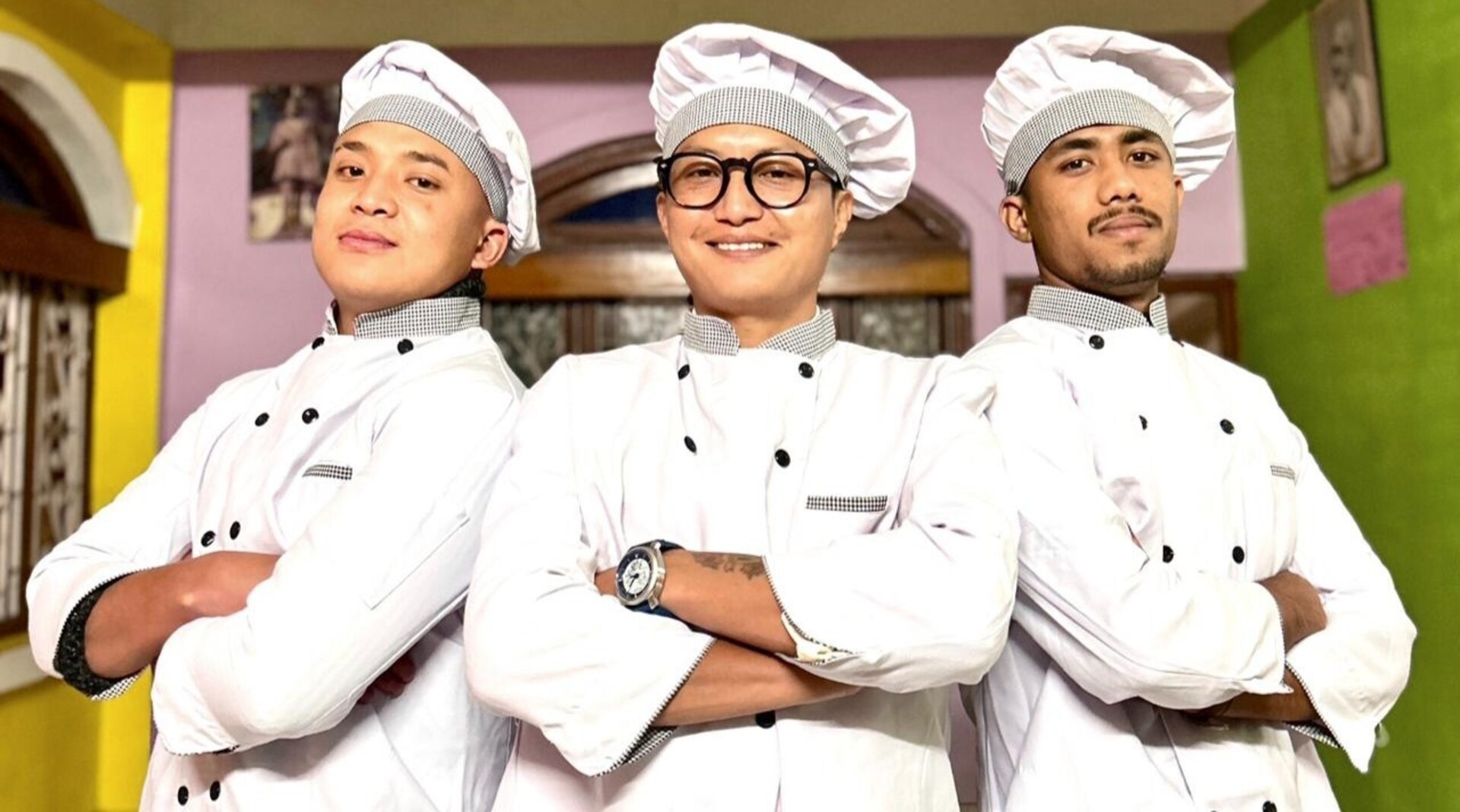 Students in chef uniforms at Instate Institute of Career Education, leading hotel management institute near Jalpaiguri, Kurseong and Malbazar, West Bengal